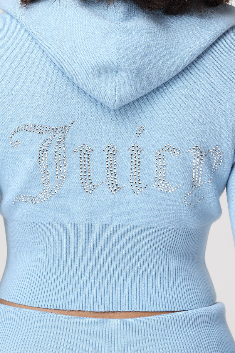 Big Bling Knit Hoodie
