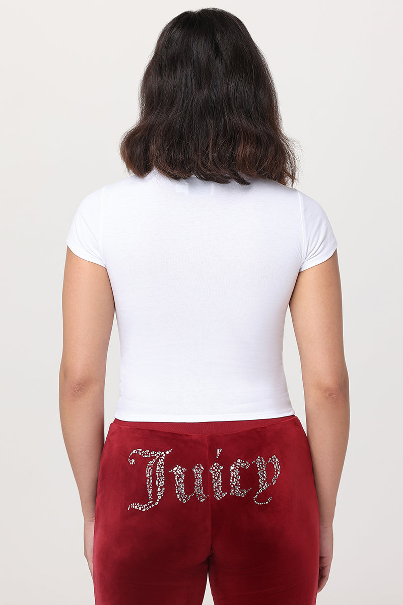 Santa Believes in Juicy Baby Tee