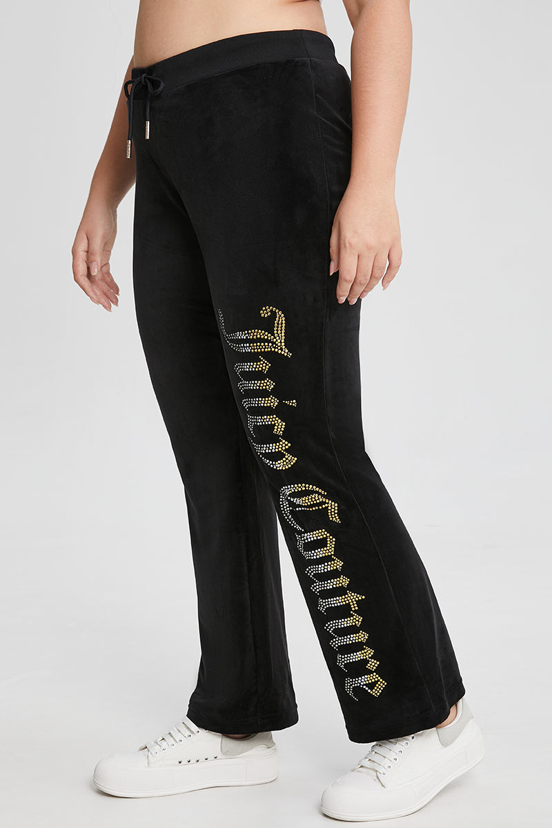 Plus-Size 30th Birthday Ombre Bling Pants