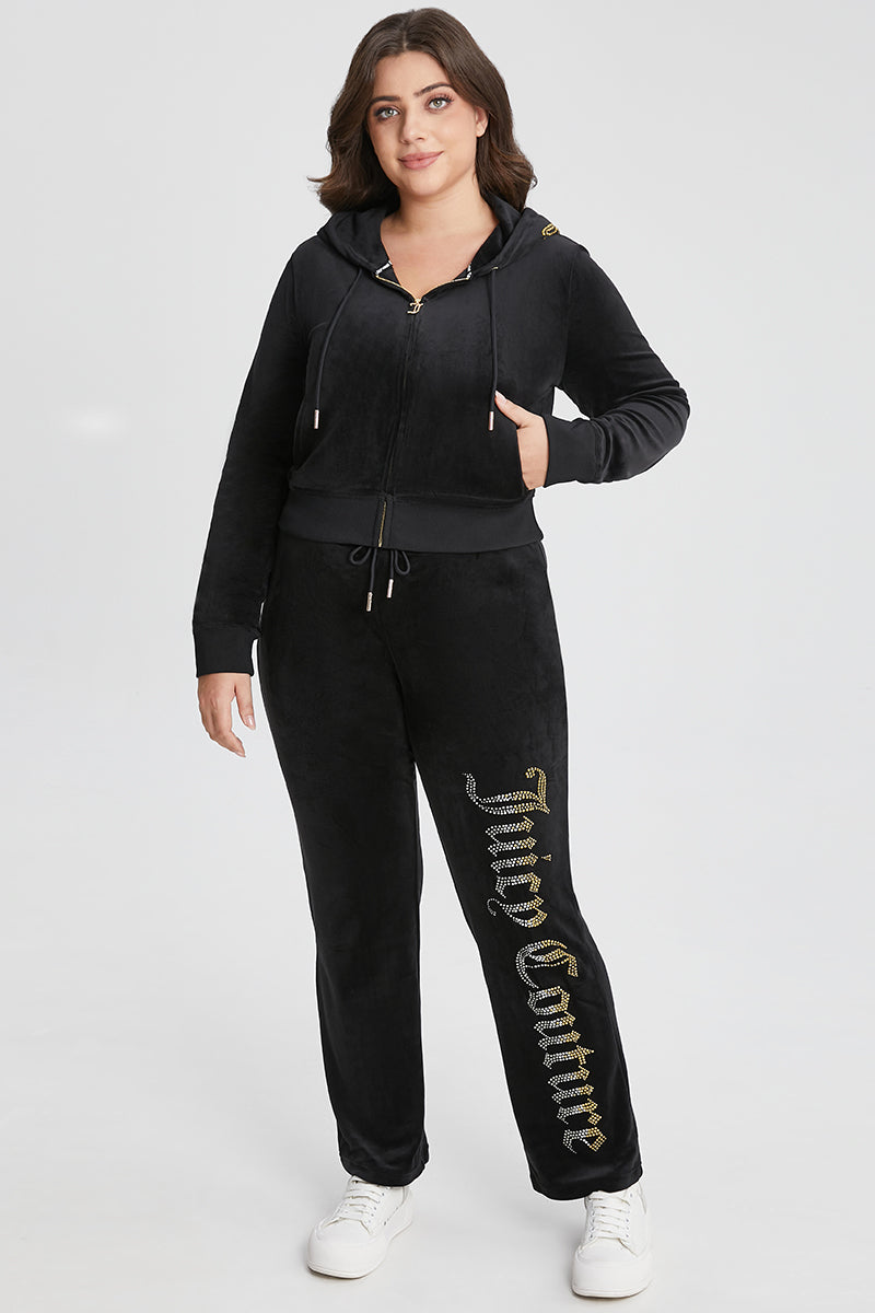 Plus-Size 30th Birthday Ombre Bling Pants