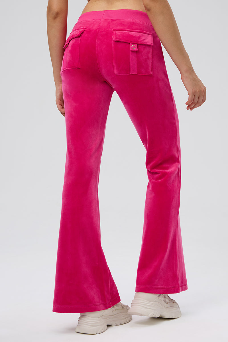 30th Birthday Snap Pocket Velour Pants - Juicy Couture