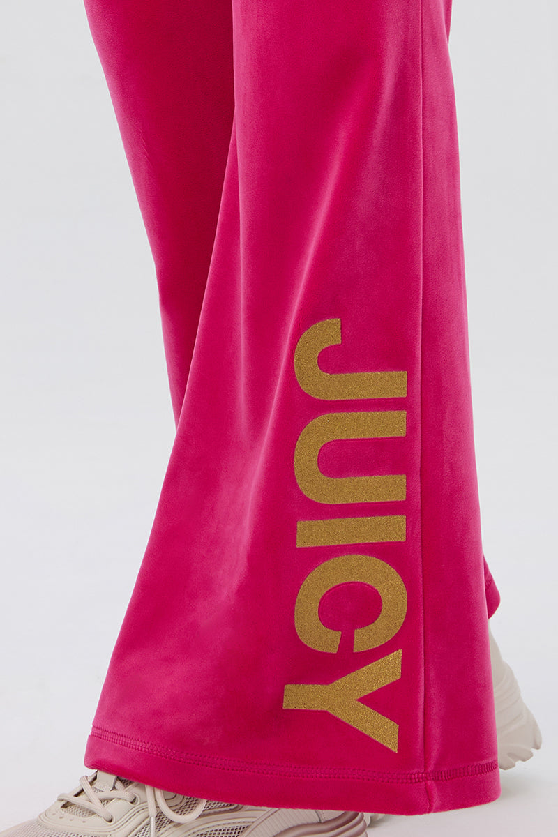 30th Birthday Snap Pocket Velour Pants - Juicy Couture