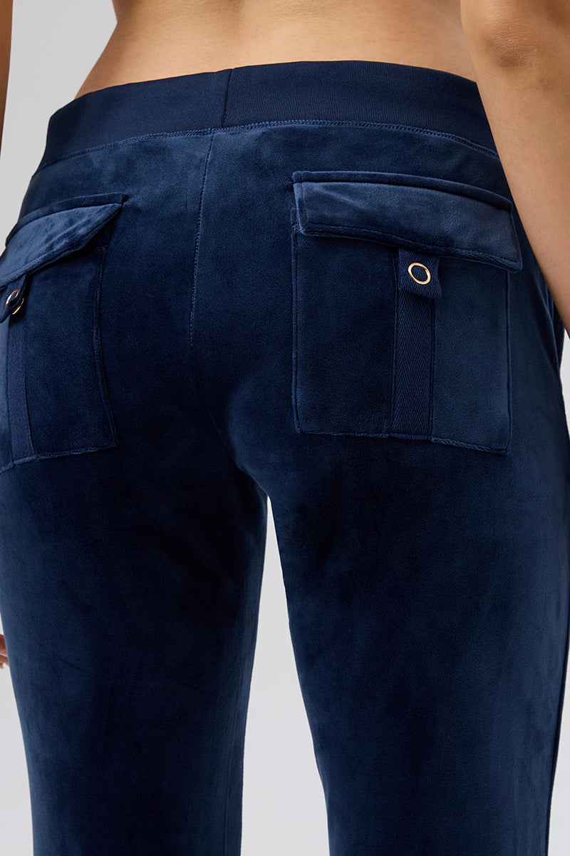 30th Birthday Snap Pocket Velour Pants - Juicy Couture