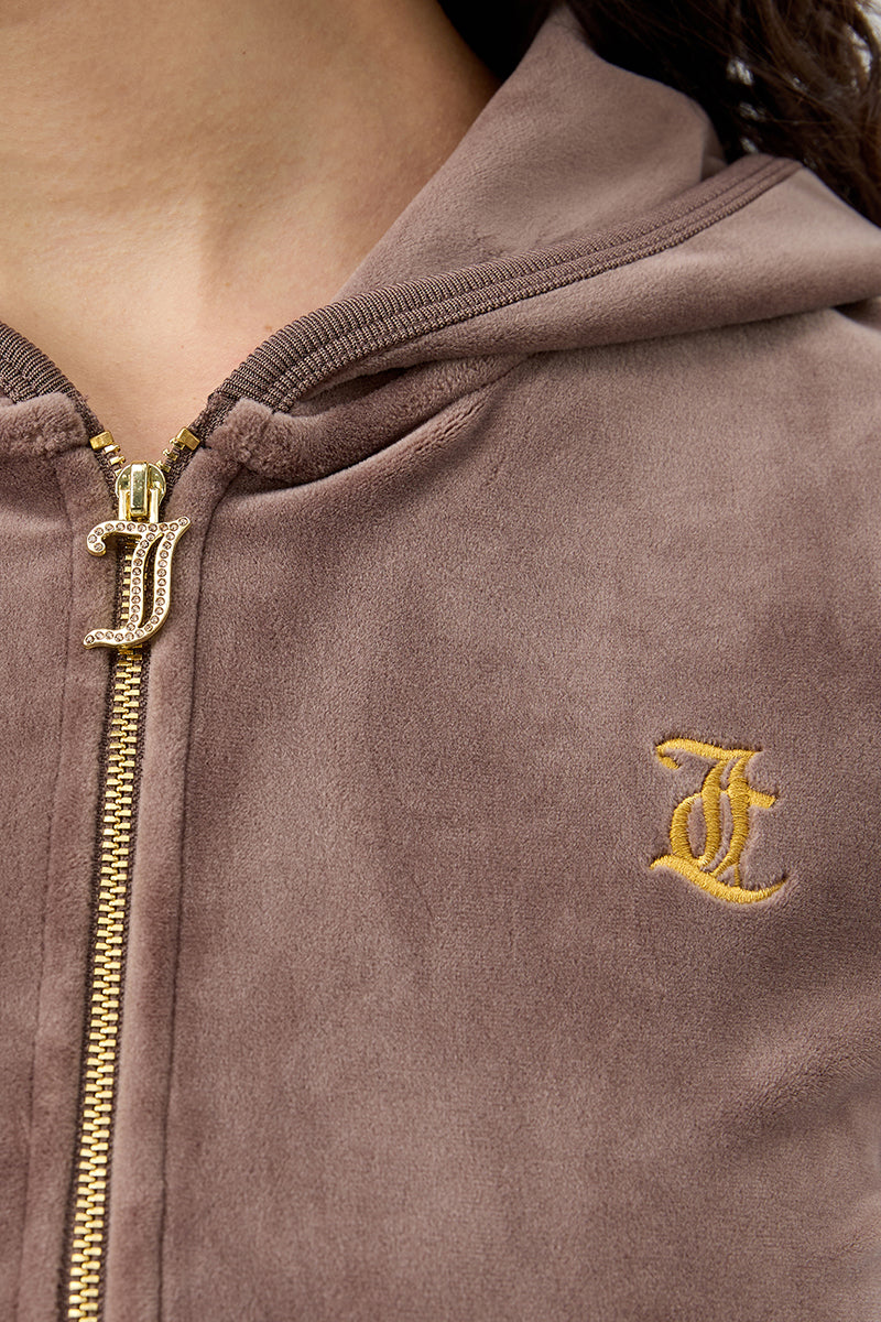 Thirty Flirty and Juicy Velour Hoodie - Juicy Couture