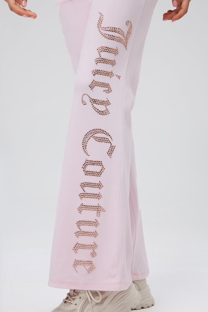 30th Birthday Big Bling Snap Pocket Velour Pants - Juicy Couture