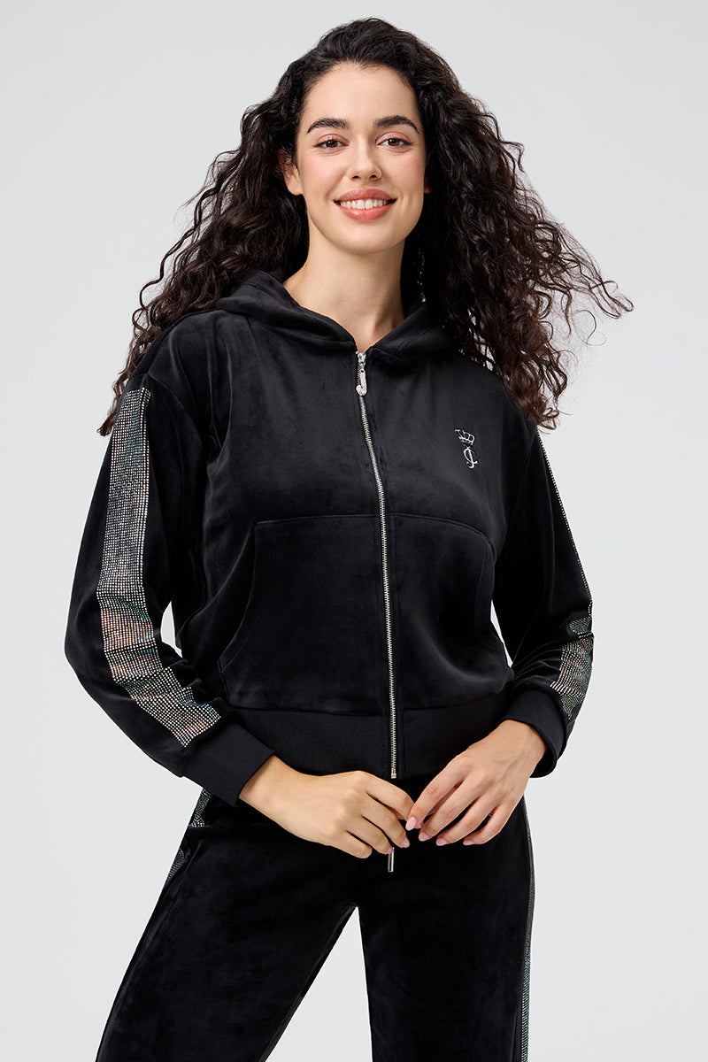 30th Birthday Relaxed Scottie Velour Hoodie - Juicy Couture