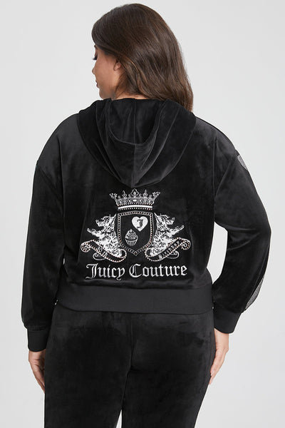 Plus-Size 30th Birthday Relaxed Scottie Velour Hoodie