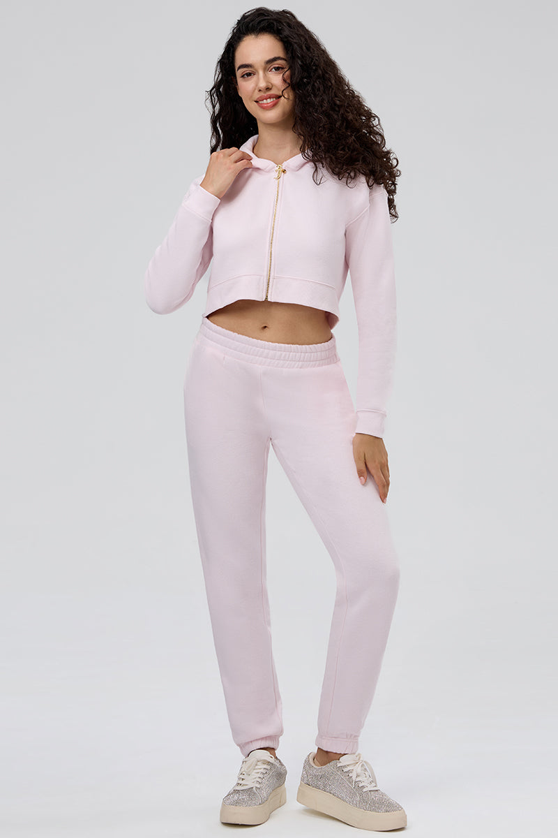 30th Birthday Ombre Fleece Cropped Hoodie - Juicy Couture