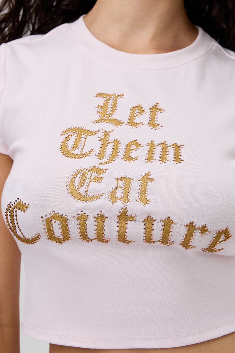 Let Them Eat Couture Baby Tee