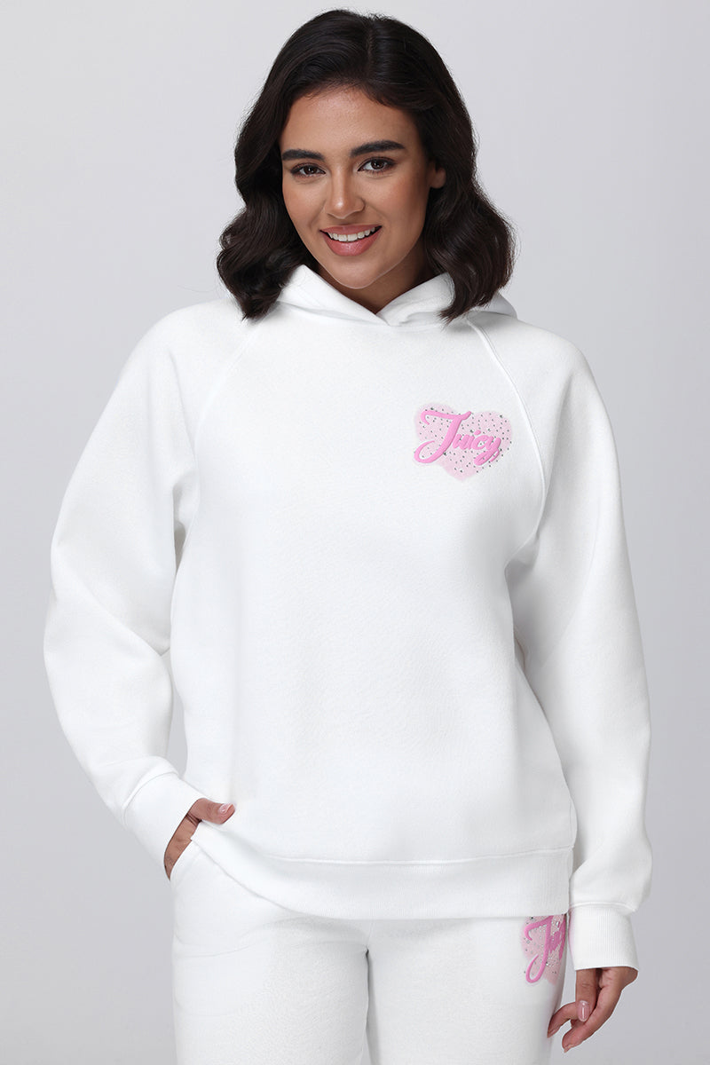 Sweetheart Fleece Oversized Hoodie - Angel - Vince Camuto