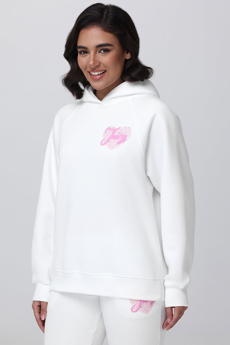 Sweetheart Fleece Oversized Hoodie - Angel - Vince Camuto