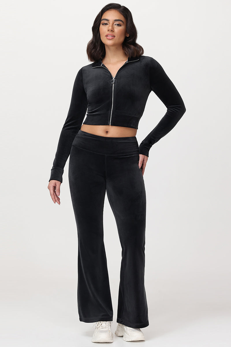 Cropped Mockneck Jacket