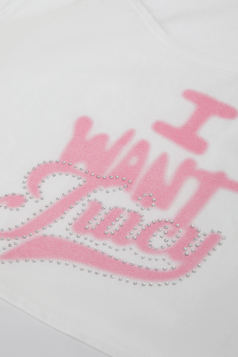 I Want Juicy Off-The-Shoulder Top