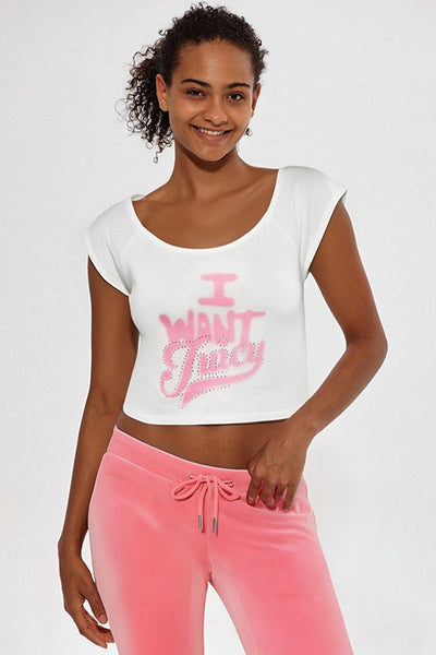 I Want Juicy Off-The-Shoulder Top