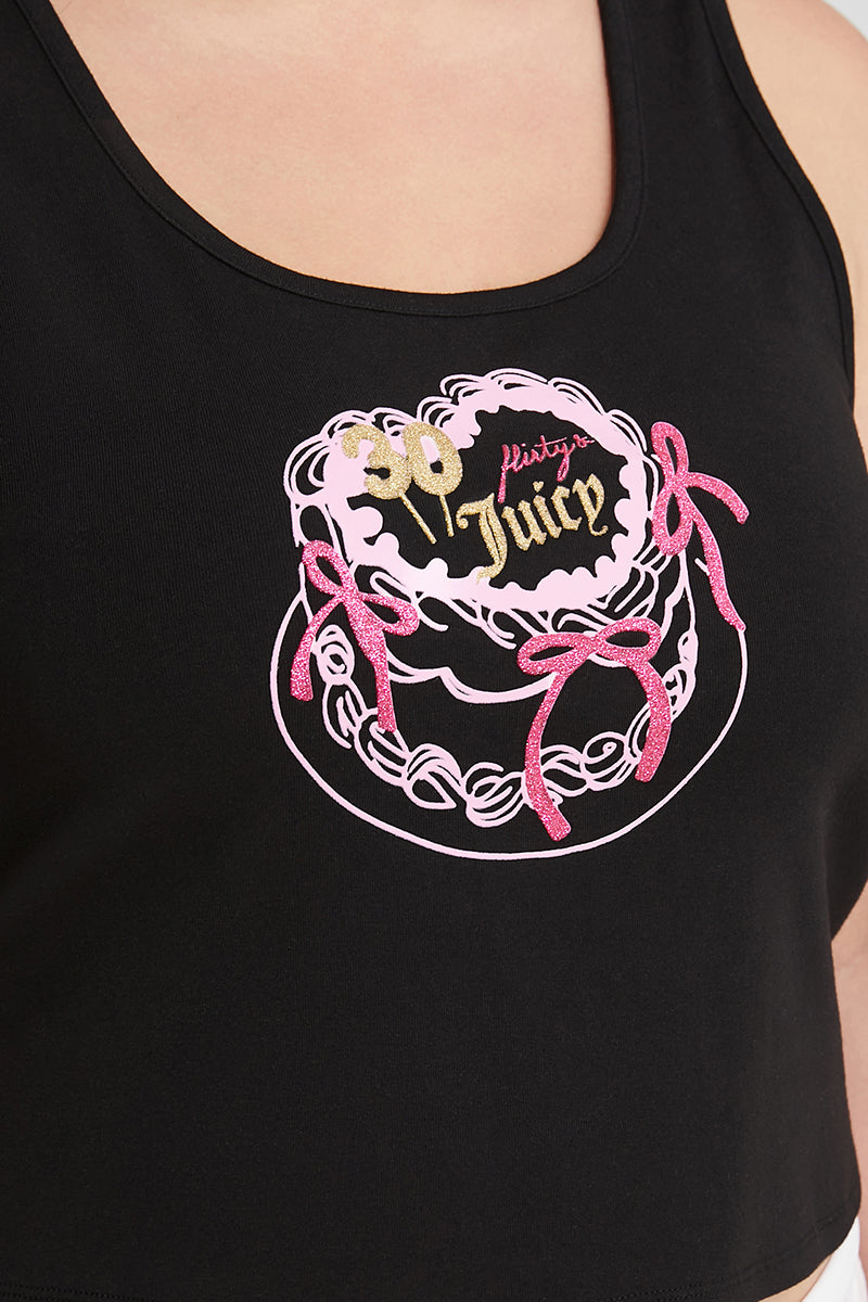 Plus-Size 30th Birthday Cake Tank - Juicy Couture