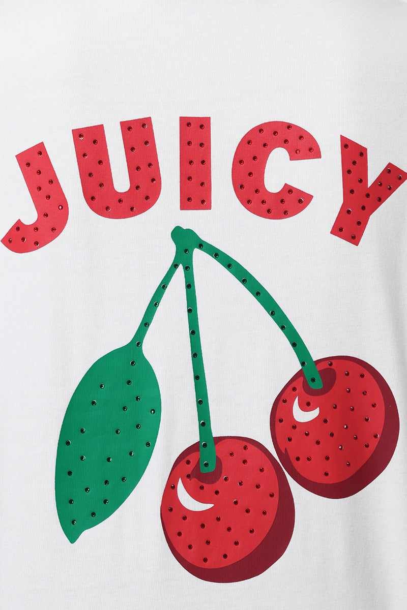 Cherry Bling Graphic Tee – Juicy Couture
