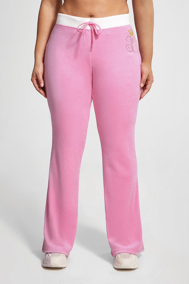 Plus-Size Hollywood Heritage Track Pants - Hot Hot - Vince Camuto