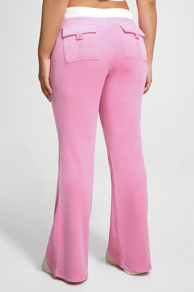 Plus-Size Hollywood Heritage Track Pants - Hot Hot - Vince Camuto