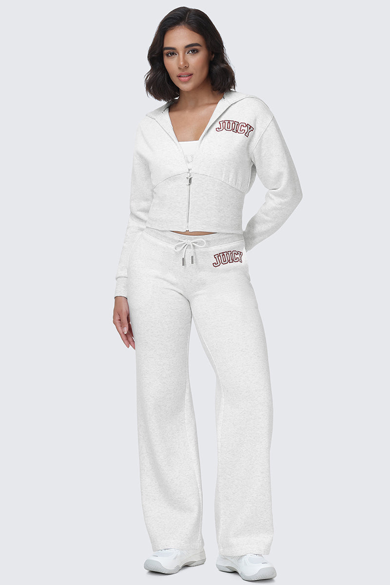 Small Bling Fleece Quarter Zip Hoodie – Juicy Couture