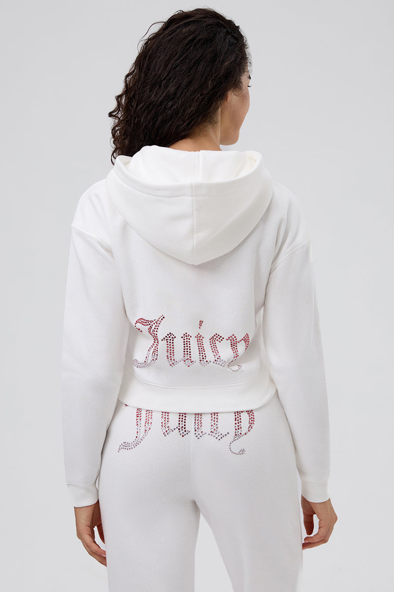 30th Birthday Ombre Fleece Cropped Hoodie - Juicy Couture