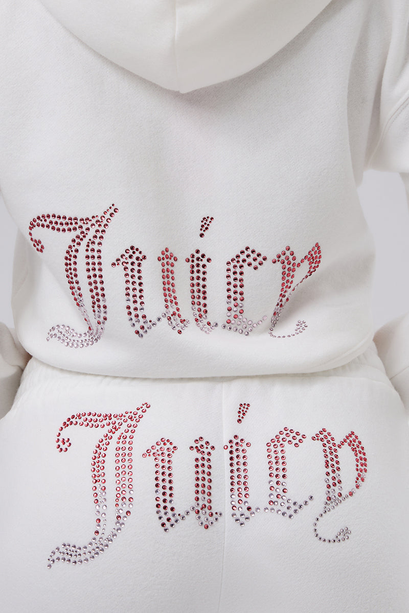 30th Birthday Ombre Fleece Cropped Hoodie