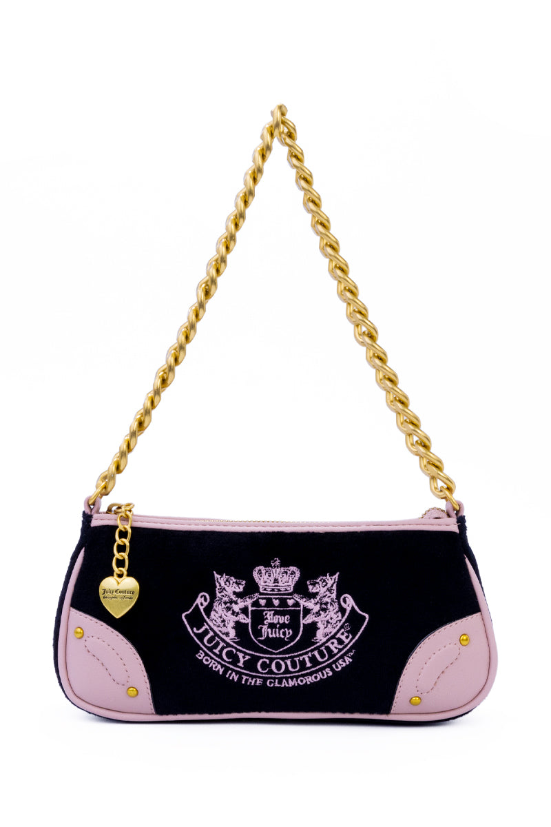 Heritage Core Pochette - Liquorice/Dusty Blush - Juicy Couture