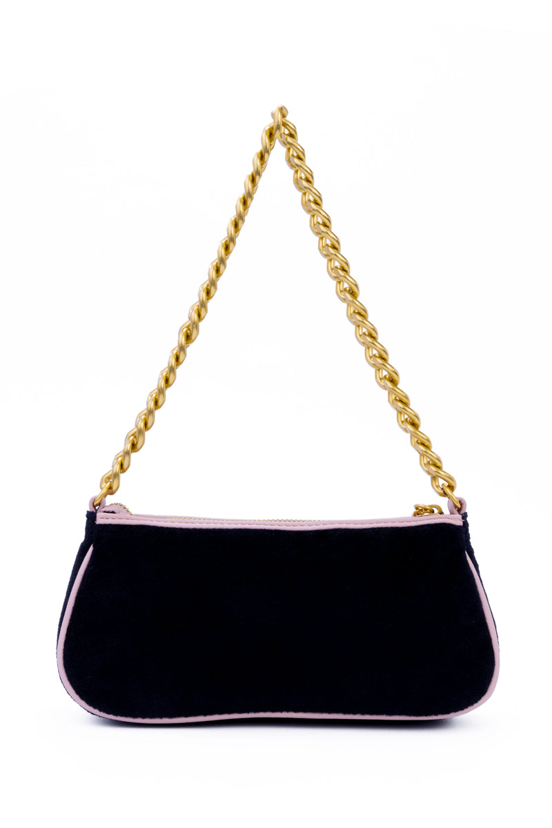 Heritage Core Pochette - Liquorice/Dusty Blush - Juicy Couture