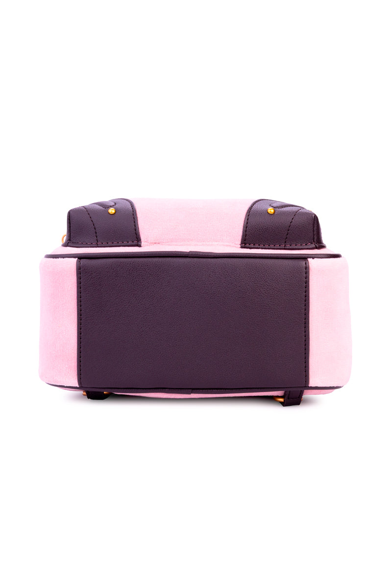 Heritage Core Backpack - Dusty Blush/Chocolate Brown - Juicy Couture