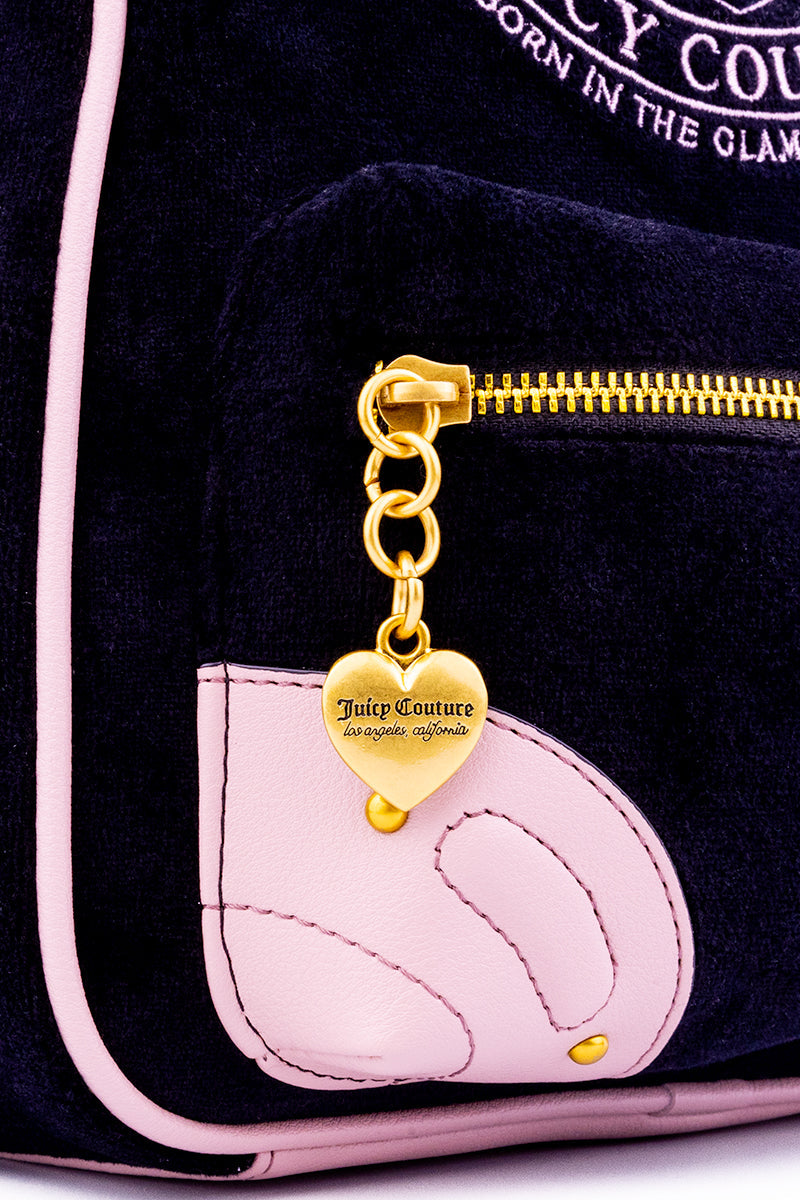 Heritage Core Backpack - Liquorice/Dusty Blush - Juicy Couture