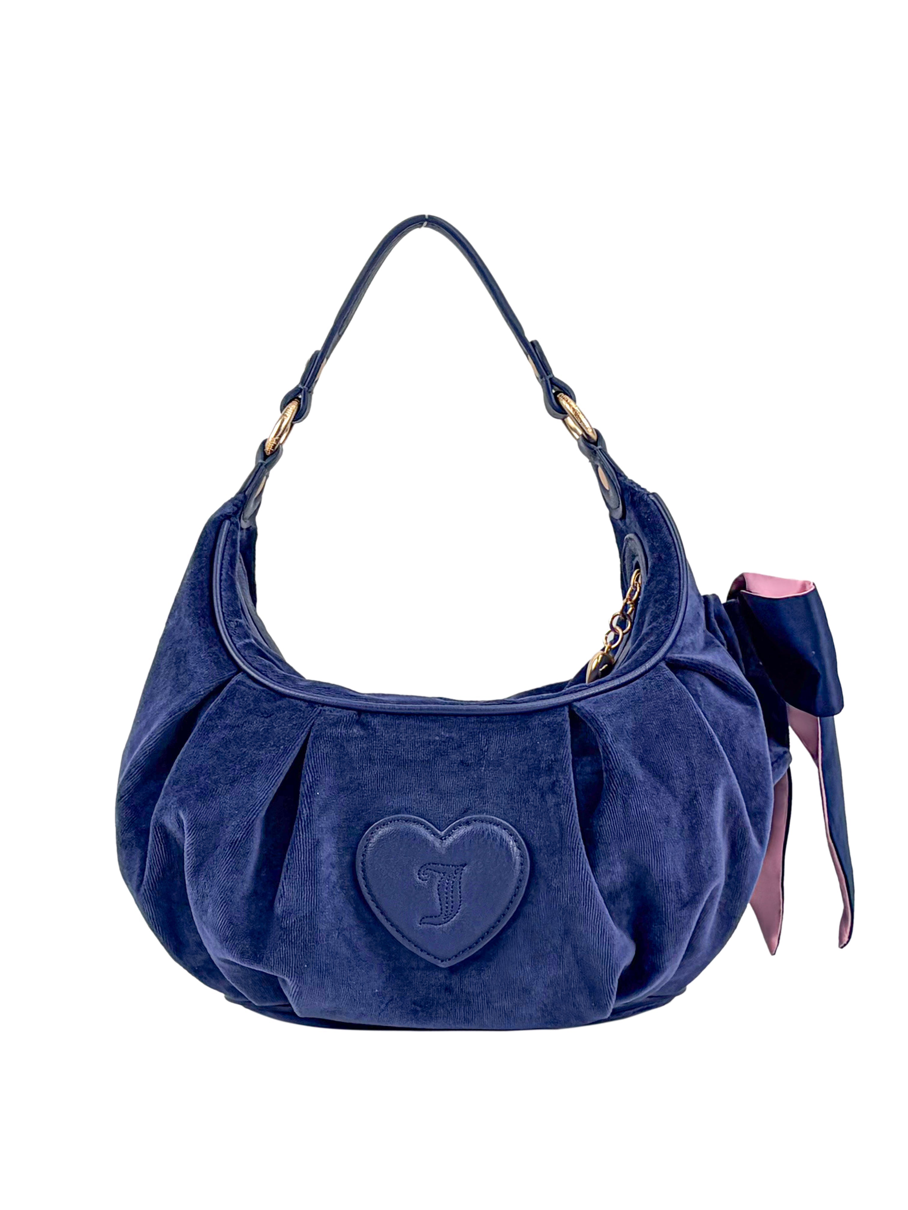 JUICY COUTURE ネイビー ハンドバッグ Royal Bloom Hobo Bag – Juicy Couture