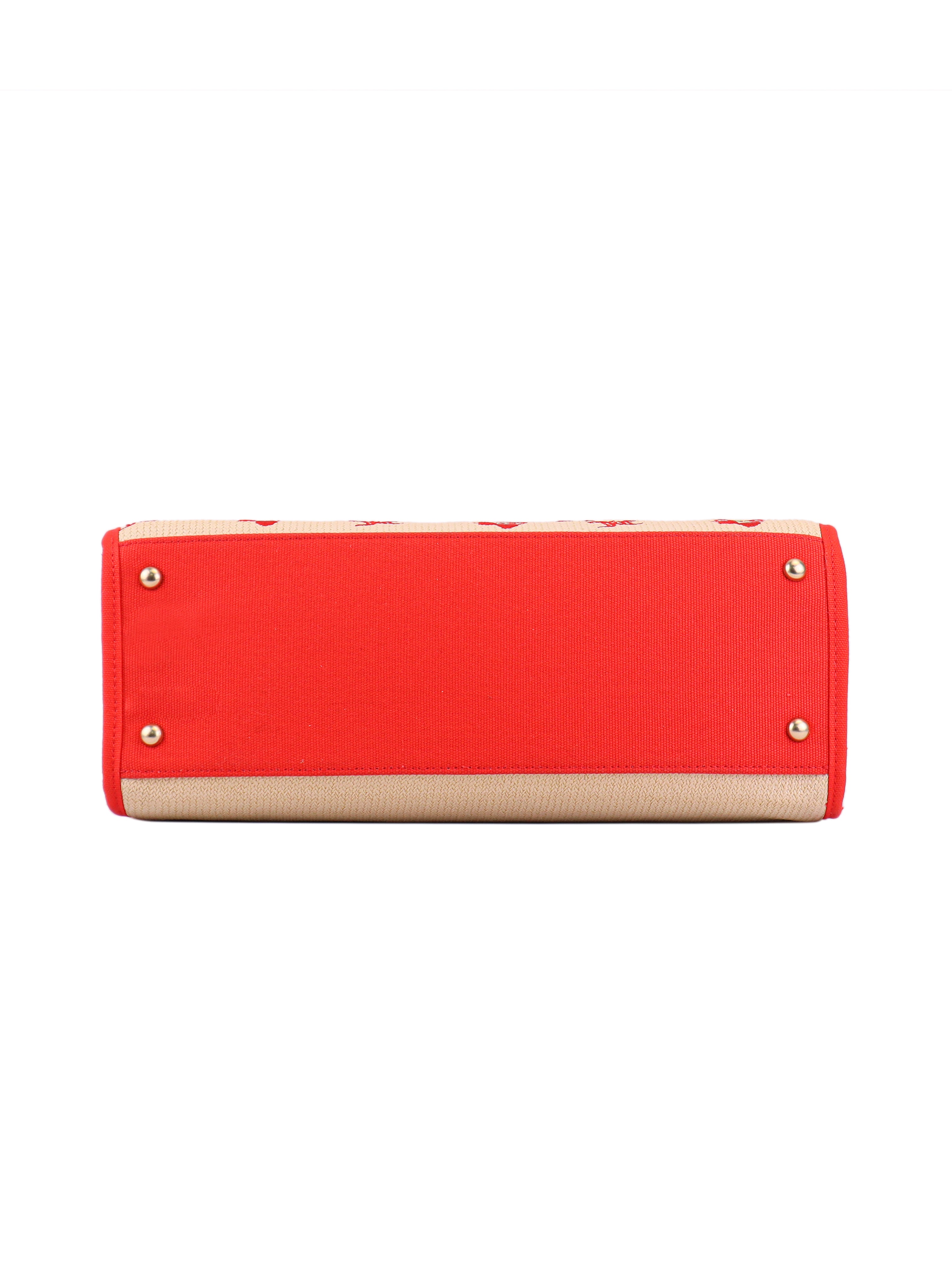 JUICY COUTURE ジューシークチュール 赤 ボーダー ベアトップ Cherry Pop Item Tote Bag – Juicy Couture