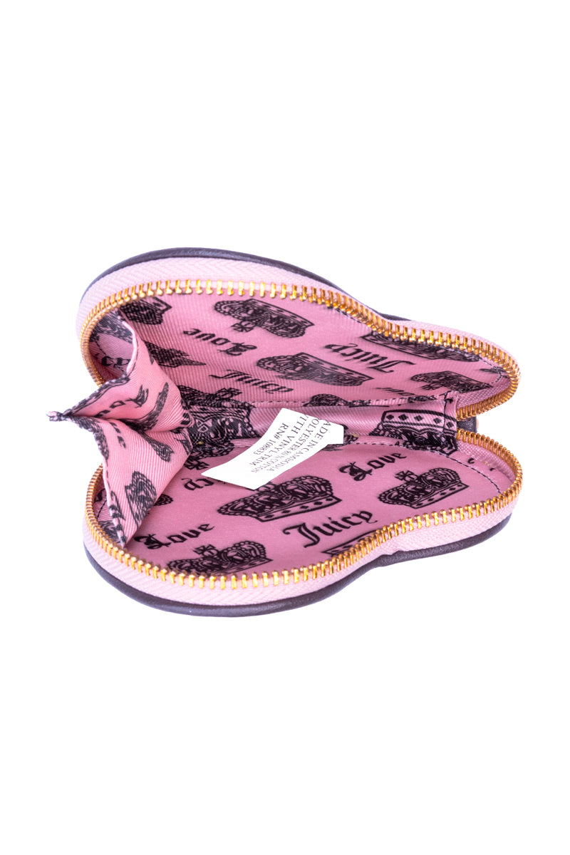 Heritage Core Heart Zip Around Wallet - Juicy Couture