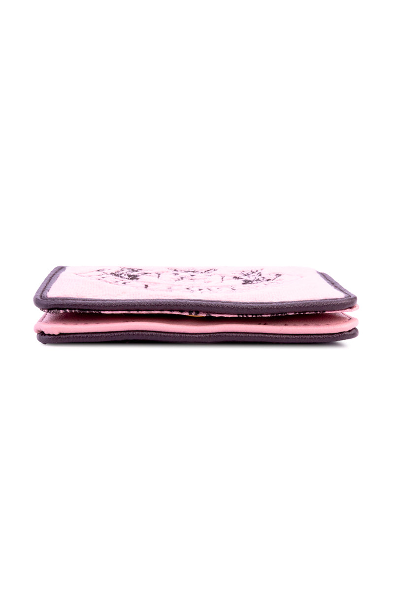 Heritage Core Bracelet & Card Case - Dusty Blush/Chocolate Brown - Juicy Couture