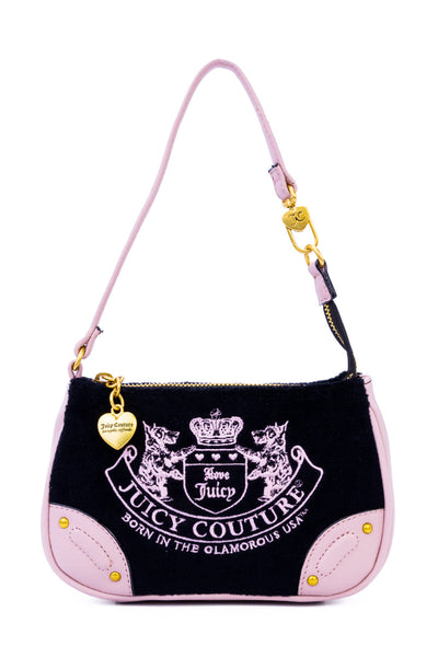 Juicy Couture リボン柄ハンドバッグ 中型 Heritage Core Convertible Wristlet - Juicy Couture
