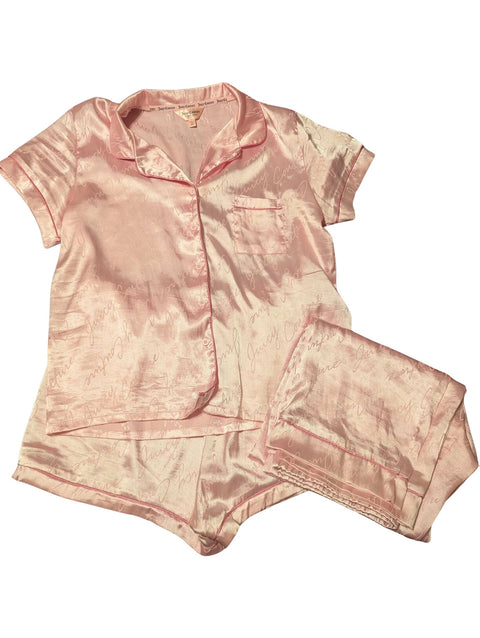 Juicy couture pink satin sleepware set—REJUICED - Juicy Couture