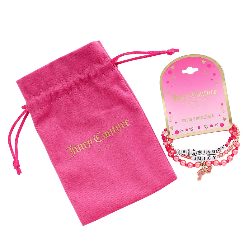 Kids Dreaming of Juicy 3 Piece Stretch Beaded Bracelet Set