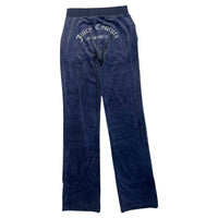 Arched Diamante Classic Velour Trackpant—REJUICED