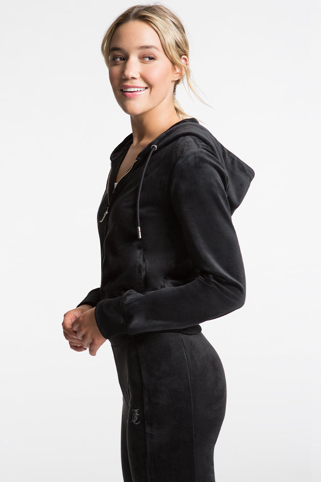 OG Big Bling Velour Hoodie—REJUICED - Juicy Couture