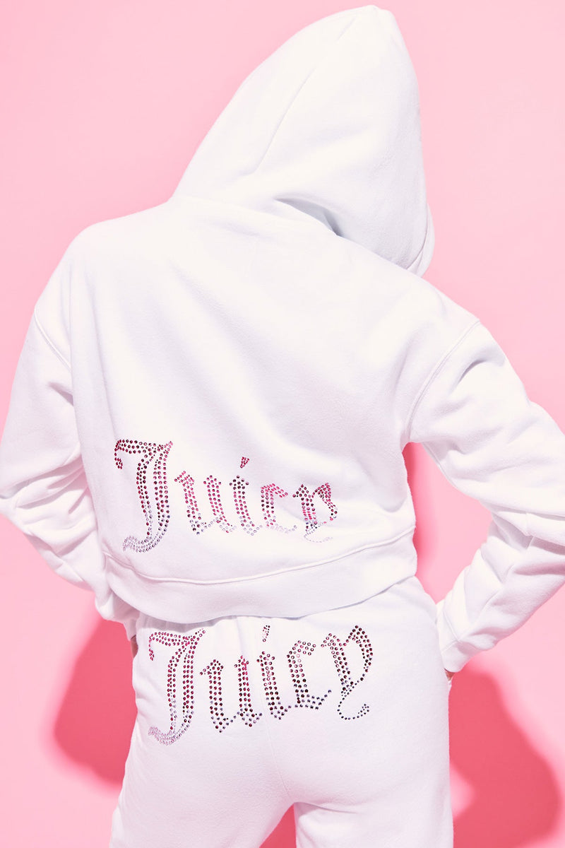 30th Birthday Ombre Fleece Cropped Hoodie