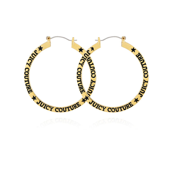 Flat Hoop Earrings - Juicy Couture