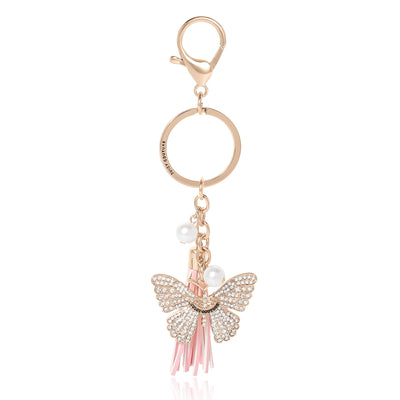 Butterfly Keychain Bag Charm - Goldtone - Juicy Couture