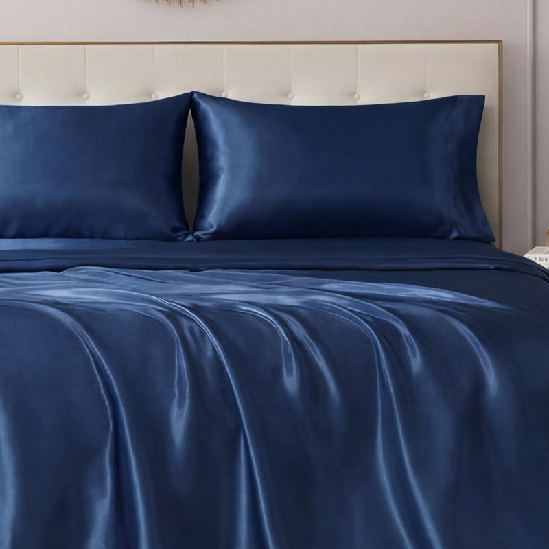 Solid Satin Sheet Set