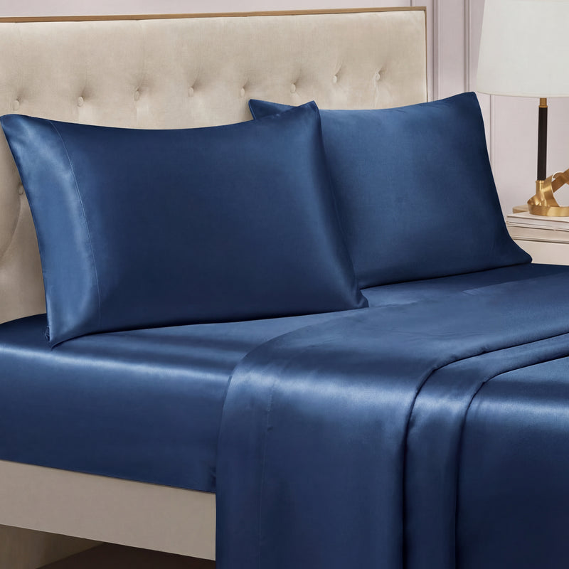 Solid Satin Sheet Set