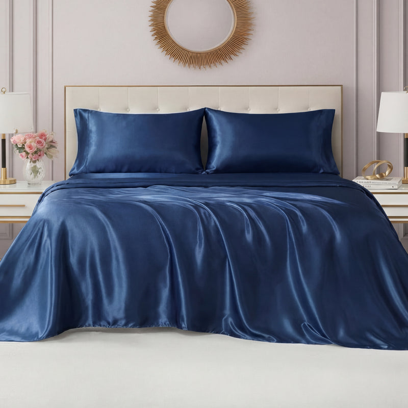 Solid Satin Sheet Set