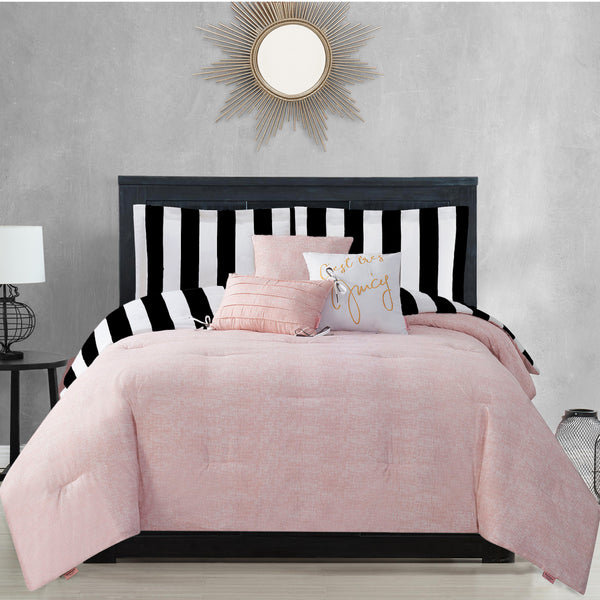 Cabana Striped Reversible Comforter Set - Juicy Couture