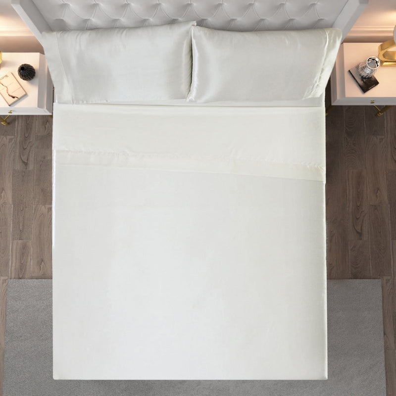 Solid Satin Sheet Set