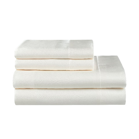 Solid Satin Sheet Set - Pearl - Juicy Couture