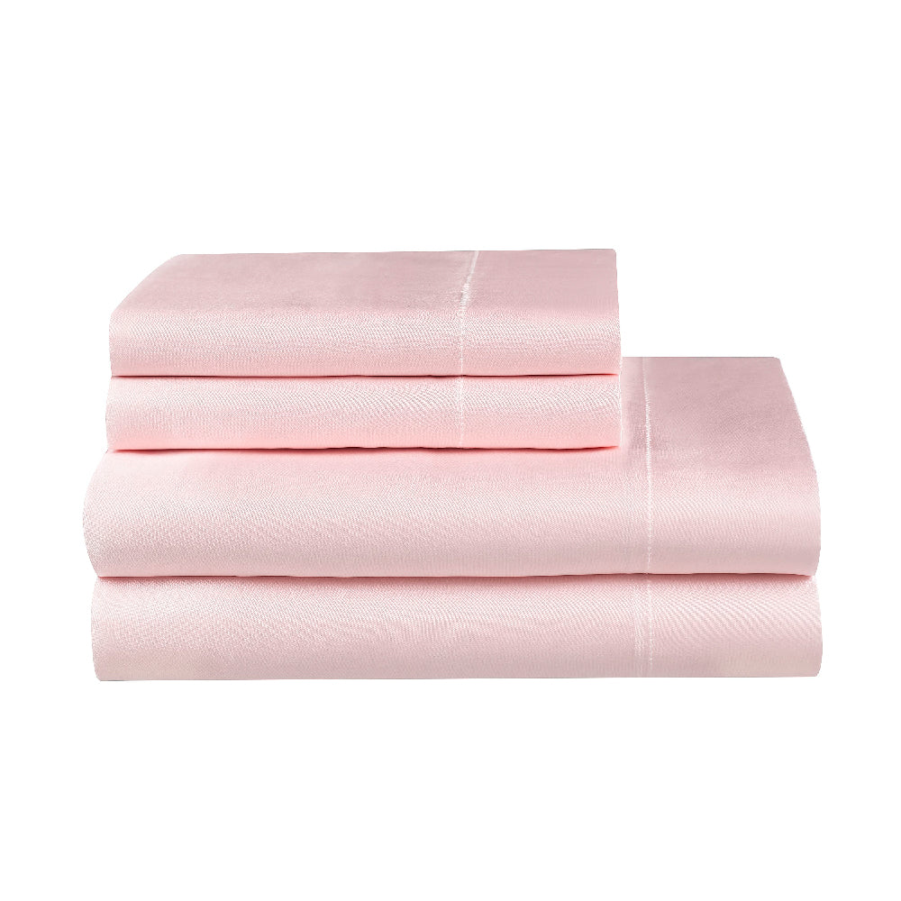 Solid Satin Sheet Set - Heavenly Pink - Juicy Couture
