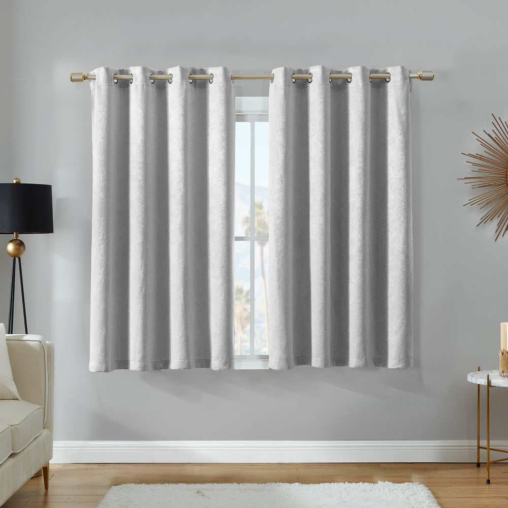 Faux Suede Room Darkening Curtains - Juicy Couture