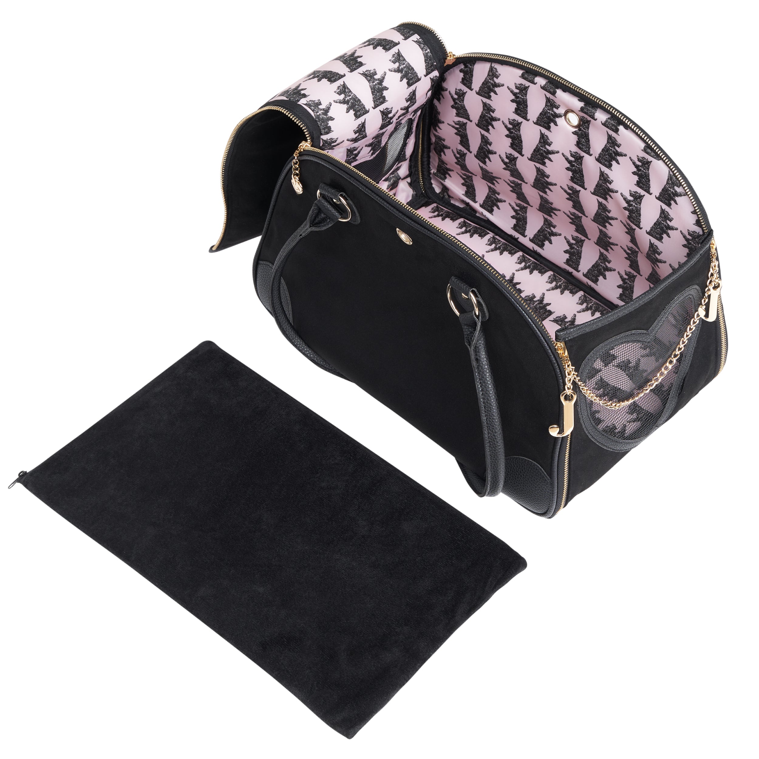 juicy couture dog stroller Juicy Couture Give Me Treats Pet Carrier - Stylish Travel Bag